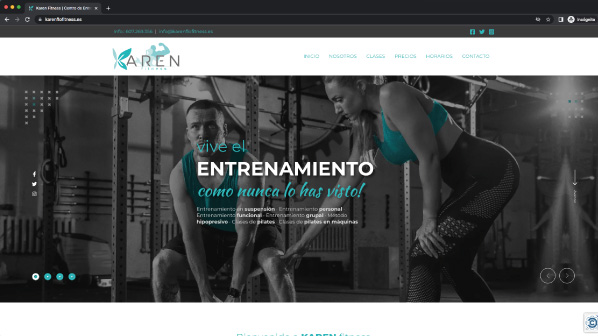Web Site karenflofitness.es